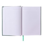 Ежедневник недатированный A5, 160 листов, Attomex. Orion, твёрдая обложка из бумвинила с поролоном, ляссе, блок 70 г/м2, зелёный - Фото 7