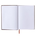 Ежедневник недатированный A5, 160 листов, Attomex. Orion, твёрдая обложка из бумвинила с поролоном, ляссе, блок 70 г/м2, коричневый - фото 23270343