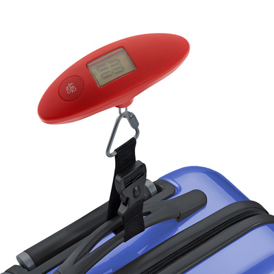 Весы багажные Luazon LV-404, до 40 кг, красные