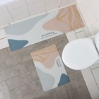 Коврики для дома SAVANNA «Роузи», 2 шт., 40×120 см, 40×60 см - Фото 2