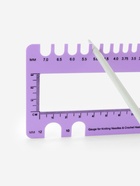 Линейка для определения размера спиц для вязания «Слоник», 15×7.5 см - Фото 5