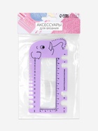 Линейка для определения размера спиц для вязания «Слоник», 15×7.5 см 9705044