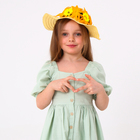 Карнавальная шляпа «Осенний букет», жёлтая, р. 52–54 см - Фото 3
