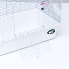 Клетка для грызунов с высоким поддоном, 47 х 30 х 35 см, белая - Фото 4