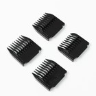 Машинка для стрижки с керамическим лезвием, регулировка ножа, USB-зарядка красная - Фото 3