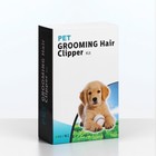 Машинка для стрижки с керамическим лезвием, регулировка ножа, USB-зарядка красная - Фото 9