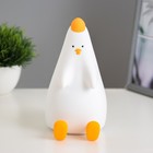 Ночник антистресс "Курочка" LED USB АКБ белый 9х14,3х17 см RISALUX - фото 23108593
