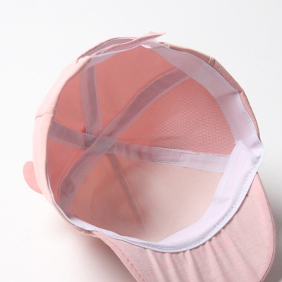 Кепка детская MINAKU с ушками, размер 44-46, розовая