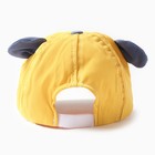 Кепка детская MINAKU "Let's", цв. жёлтый, р-р 46-48 - фото 23588721