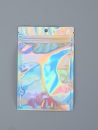 Пакет Zip-lock ПЭТ, иридисцентный, со сплошным окном, плоский, еврослот 10×15 см - Фото 4