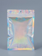 Пакет Zip-lock ПЭТ, иридисцентный, со сплошным окном, плоский, еврослот 10×15 см - Фото 5