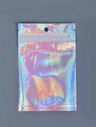 Пакет Zip-lock ПЭТ, иридисцентный, со сплошным окном, плоский, еврослот 8×12 см - Фото 3