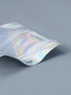 Пакет Zip-lock ПЭТ, иридисцентный, со сплошным окном, плоский, еврослот 8×12 см - Фото 5