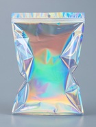 Пакет Zip-lock ПЭТ, иридисцентный, со сплошным окном, плоский, еврослот 20×30 см - Фото 2