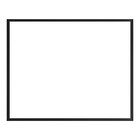 Рама для картин (зеркал) 40 х 50 х 1,3 см, пластиковая, Maria, чёрная - фото 24302644