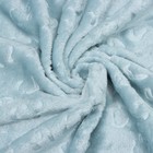 Плед Ягуар 150х200см, небесный, велсофт 280г/м, пэ100% 10099971