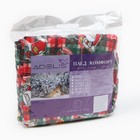 Плед Адель Рождество 100х140см, велсофт 280г/м, пэ100% - фото 24987113