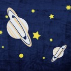 Плед Адель Звездное небо 100х140см, велсофт 280г/м, пэ100% - фото 24664459