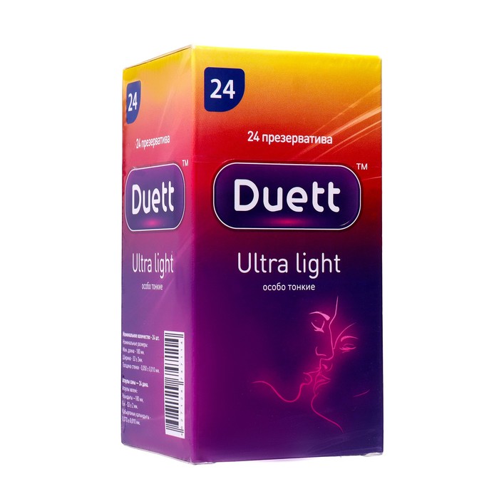 Презервативы DUETT Ultra light 24 шт - Фото 1