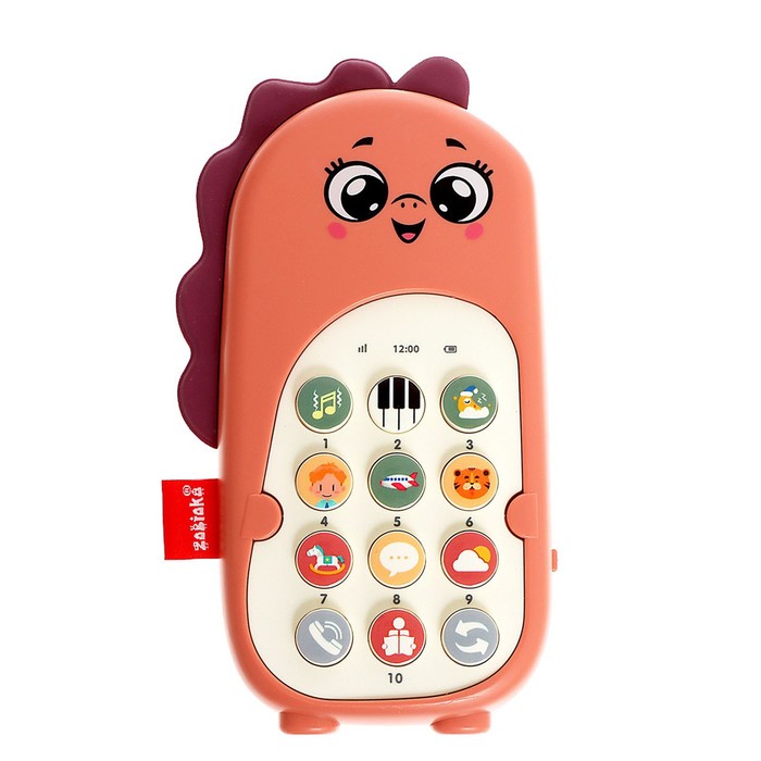 Музыкальный телефон «Маленький дракочник», звук, цвета МИКС, в пакете - Фото 1