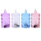 Свеча светодиодная "Пламя" большая, цвета МИКС (комплект 24 шт) - фото 23108762