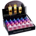 Свеча светодиодная "Пламя" большая, цвета МИКС (комплект 24 шт) - фото 23270385