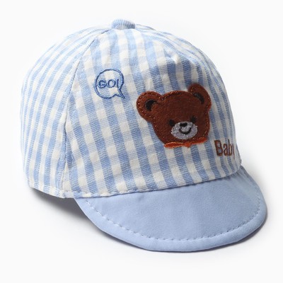 Кепка детская MINAKU Baby, размер 48, голубая