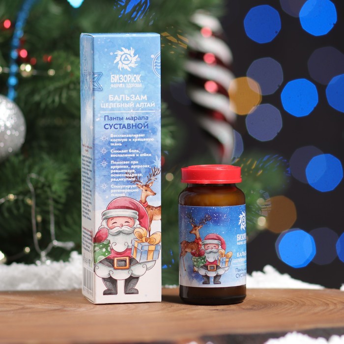 Новогодний бальзам панты марала Суставной, 30 мл - Фото 1