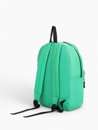 Рюкзак школьный на молнии, с карманом, однотонный, размер 30×12×40 см, бирюзовый - Фото 9