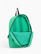 Рюкзак школьный на молнии, с карманом, однотонный, размер 30×12×40 см, бирюзовый - Фото 5