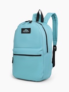 Рюкзак школьный на молнии, с карманом, однотонный, размер 30×12×40 см, голубой - Фото 11