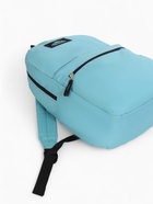 Рюкзак школьный на молнии, с карманом, однотонный, размер 30×12×40 см, голубой - Фото 6