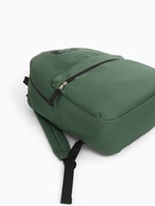 Рюкзак школьный на молнии, с карманом, однотонный, размер 30×12×40 см, хаки - Фото 7