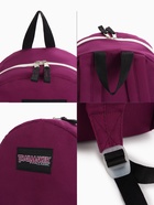 Рюкзак молодёжный на молнии, с карманом, однотонный, 29×12×39 см, фиолетовый - Фото 6