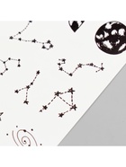 Переводные тату на тело чёрные «Звезды», 8×7.5 см - фото 42901697