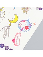 Переводные тату цветные «Бант из лепестков», временные татуировки, 18×11 см - Фото 5