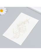 Переводная тату на тело синяя «Лев в линиях», 18×11 см - фото 43155158 Переводная тату на тело синяя «Лев в линиях», 18×11 см - фото 43155158