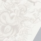 Переводная тату на тело синяя «Морской змей», 18×11 см - Фото 4