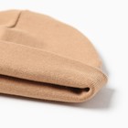 Шапочка детская Крошка я со снудом, р. 48, шоколадный - Фото 2