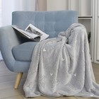 Плед светящийся Casa Conforte Stella Corgi 100х150см, серый, фланель 190гр/м, пэ100% 10131192 - фото 16394513