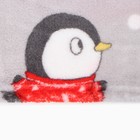 Плед Belezza Пингвинята на катке 150х200см, микрофибра 190г/м, пэ100% - фото 33390461