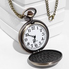 Часы карманные "Цветок", кварцевые, циферблата d=3.5 см, цепочка 80 см 9426664