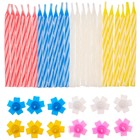 Набор свечей для торта, 24 шт, Синий трактор - фото 24987121