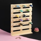 Органайзер-стойка для ниток, настенная/настольная, с креплениями, 40×30×5 см - Фото 1