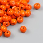 Бусины для творчества дерево "Оранжевые" d=0,8 см набор 20 гр - фото 287095169
