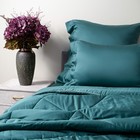 Одеяло, размер 160х220 см, цвет зелёный - Фото 1