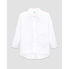 Рубашка для девочки, рост 146 см, цвет белый - фото 294062429