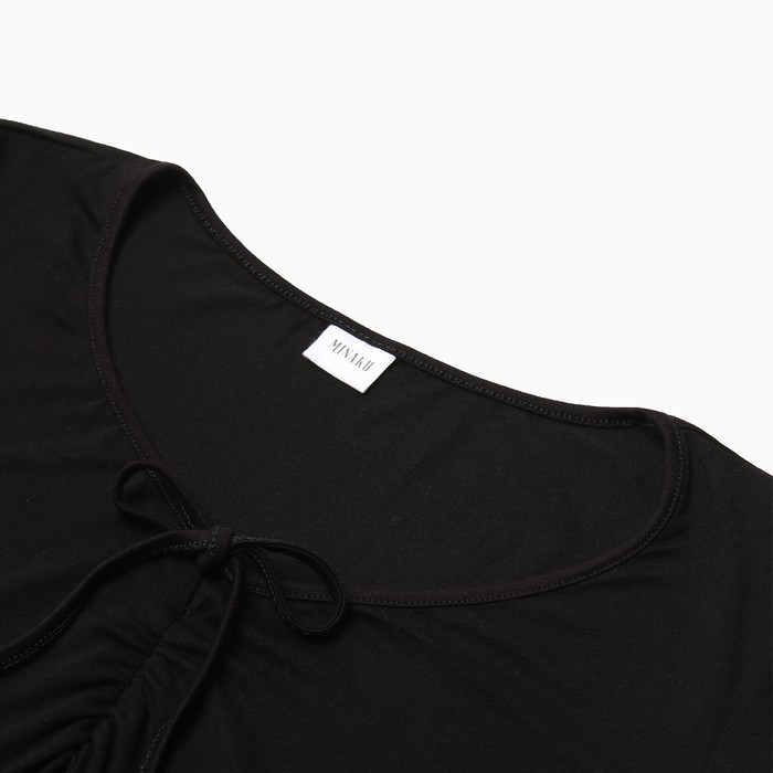 Комплект (джемпер,брюки) женский MINAKU, цвет черный р-р 42 - фото 1909363566