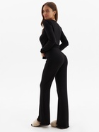 Пижама женская (лонгслив, брюки) MINAKU: Home collection, размер 42, чёрная - Фото 11