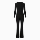 Комплект (джемпер,брюки) женский MINAKU, цвет черный р-р 42 - Фото 6
